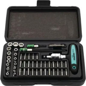 Douilles et embouts de vissage 1/4'' en coffret de 49 pieces whirlpower
