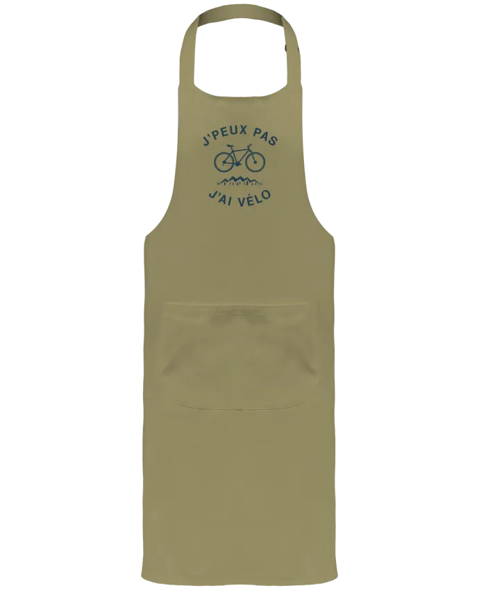 Tablier avec poches J'peux pas j'ai vélo par tunetoo